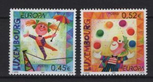 Luxembourg (2002) Mi. 1579/80 / Circus