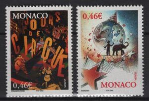 Monaco (2002) Mi. 2600/01 / Circus