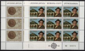 Yugoslavia (1983) Mi. 1984/85 Kb / Europa - CEPT