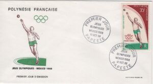 Polynesia (1968) FDC / Mexico Olympic Games