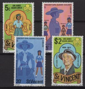 St. Vincent (1977) Mi. 480/83 / Scouts
