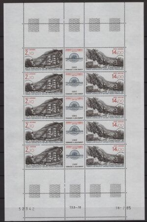 TAAF (1986) Yv. Av. 94A - Sheets / Jean Charcot