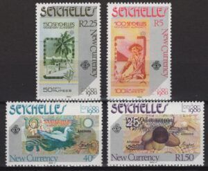 Seychelles (1980) Mi. 457/60 / New Currrency