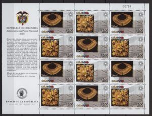 Colombia (2005) Yv. 1319/20 - MS / Gold Museum
