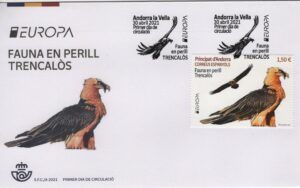 Andorra Sp. (2021) FDC / Bird of Prey