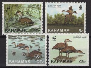 Bahamas (1988) Mi. 672/75 / Fauna WWF / Ducks