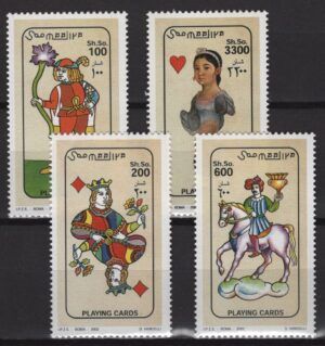 Somalia (2002) Mi. 933/36 / Playing Cards