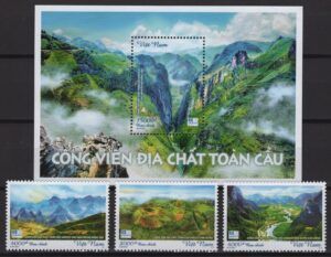 Vietnam (2021) Set + Block / UNESCO Geopark