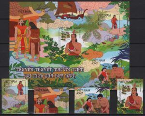 Vietnam (2021) Set + Block - Imperforated / Tales & Legends