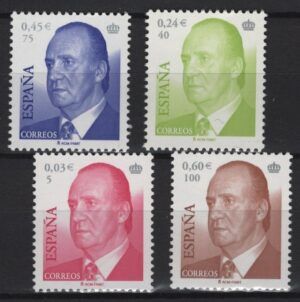 Spain (2001) Ed. 3792/95 / Definitives