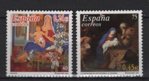 Spain (2001) Ed. 3835/36 / Christmas