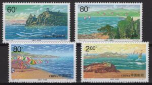 China (2001) Mi. 3264/67 / Beaches