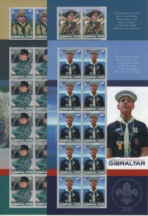 Gibraltar (2007) 4 MS / Boy Scouts