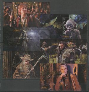 N. Zealand (2012) Yv. Bf. 277/82 / Lord of the Rings