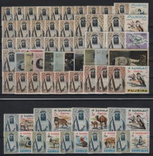 Fujeira (1964/67) Mi. 1/48 + D. 1/9