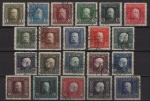 Bosnia & Herzegovina (1912) Mi. 64/84 (O) / Definitives