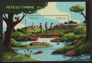 France (2022) Block / Day of the Stamp