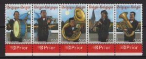 Belgium (2005) Yv. 3444/48 / Musical Instruments