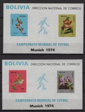 Bolivia (1974) Mi. Bl. 38/39 / FIFA World Cup