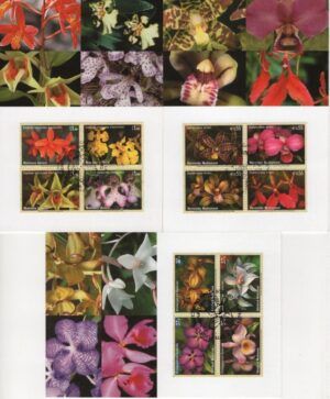 United Nations (2005) 3 Maxicards / Orchids
