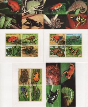 United Nations (2006) 3 Maxicards / Endangered Fauna