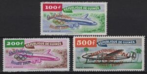 Guinea (1960) Yv. Av. 11/13 / Rome Olympic Games