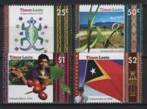Timor - Leste (2002) Mi. 371/74 / Independence