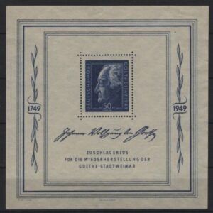 DDR - General (1949) Yv. Bf. 1 / Goethe