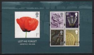 UK (2008) Mi. Bl. 47 / Lest We Forget