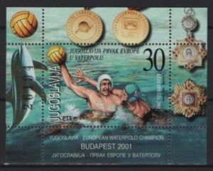 Yugoslavia (2001) Mi. Bl. 51 / Waterpolo Champion