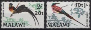 Malawi (1970) Mi. 132/33 / Birds