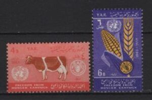Yemen (1963) Mi. 283/84 / FAO