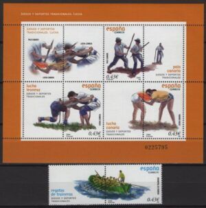 Spain (2008) Ed. 4425/26 / Traditional Games