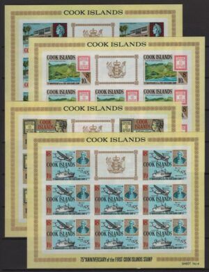 Cook Isl. (1967) Yv. 156/59 MS - Imperforated