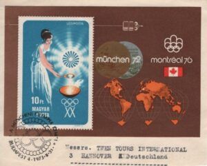 Hungary (1973) Mi. Bl. 96 (O) / Montreal Olympic Games