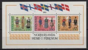 Faroe (1983) Mi. Bl. 1 / Dresses