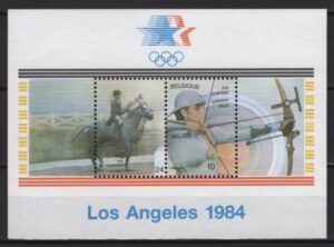 Belgium (1984) Mi. Bl. 54 / Los Angeles Olympic Games