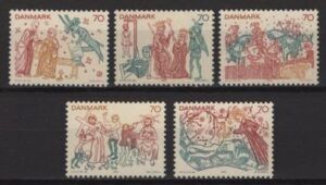 Denmark (1973) Mi. 550/54 / Paintings