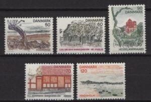 Denmark (1974) Mi. 564/68 / Regions