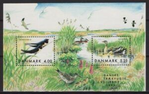 Denmark (1999) Mi. Bl. 12 / Birds
