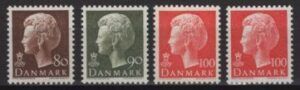 Denmark (1976) Mi. 622y/24y / Queen