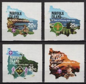 Norfolk Isl. (1978) Mi. 214/17 / Scouts