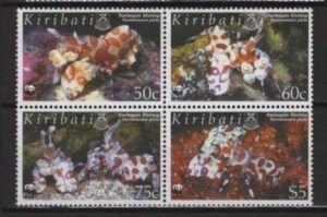 Kiribati (2005) Mi. 983/86 / Shrimps