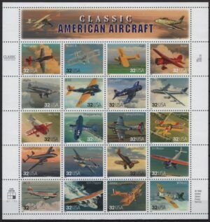 USA (1997) Mi. 2833/52 / Classic American Aircraft