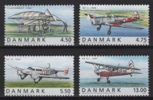 Denmark (2006) Mi. 1440/43 / Airplanes