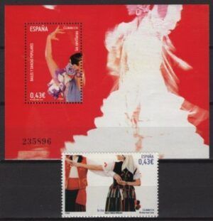 Spain (2008) Ed. 4485/86 / Dances
