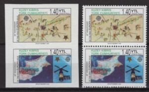 Turkish Cyprus (2006) Mi. 630/31A+B / Europa CEPT