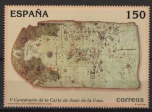 Spain (2000) Ed. 3722 / Juan de la Cosa Map