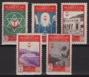 Morocco (1946) Ed. 270/74 / Health