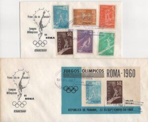 Panama (1960) 2 FDC / Rome Olympic Games